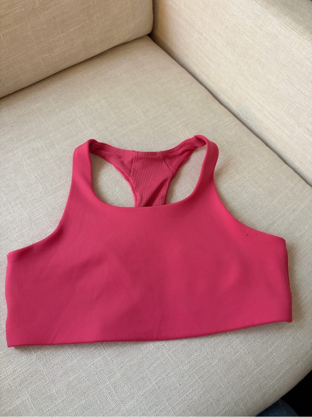 Athleta Girls Racerback Sports Bra - Hot Pink